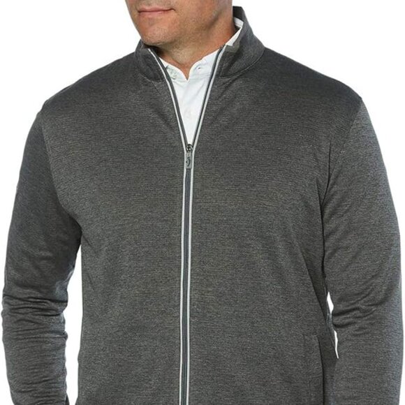 Callaway Men's Full Zip Long Sleeve Waffle Knit Fleece Golf Jacket Size M - Picture 1 of 1